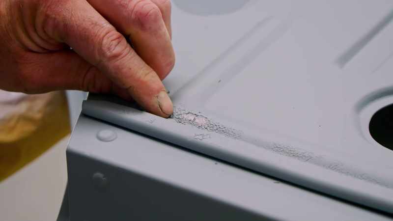 Everywhere we've scratched it where it's wrinkled