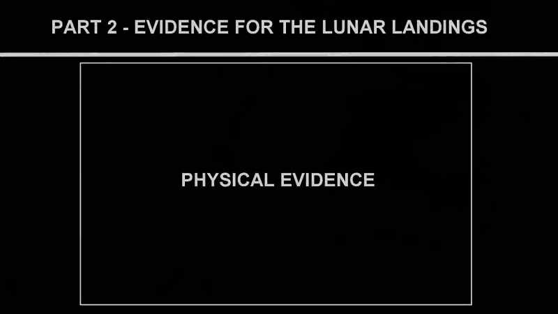 EVIDENCE OF MOON LANDINGS PHYSICAL EVIDENCE
