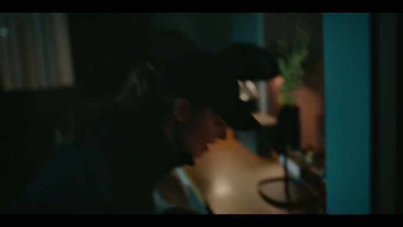 Evie. You leave them on. We can't work in the dark