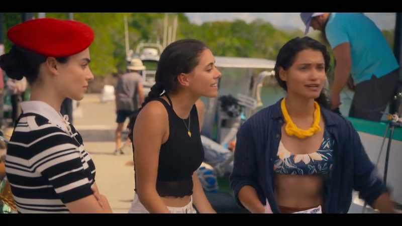 Exactly - why would Lauren help pack the skiff, drag it onto the sand