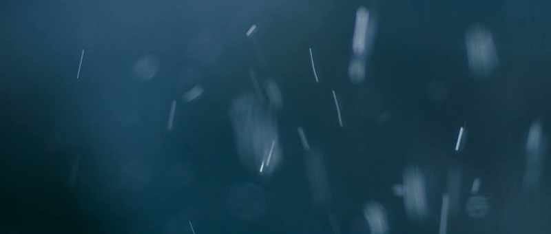 [exaggerated metallic rain-like sounds]
