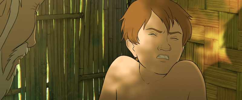 (EXCLAIMS IN PAIN)