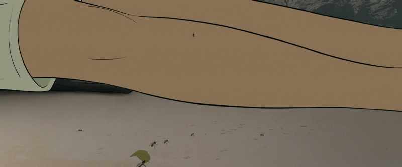 (EXCLAIMS IN PAIN)