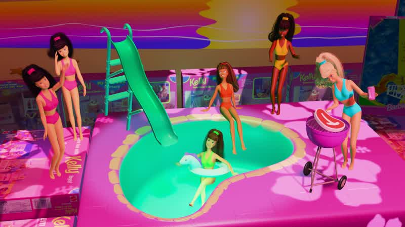 Excuse me ladiesDoes anyone know where we might find the Al of AI's Toy BarnI can helpI'm Tour Guide BarbiePlease keep your hands arms and accessories inside the carand no flash photographyThank you