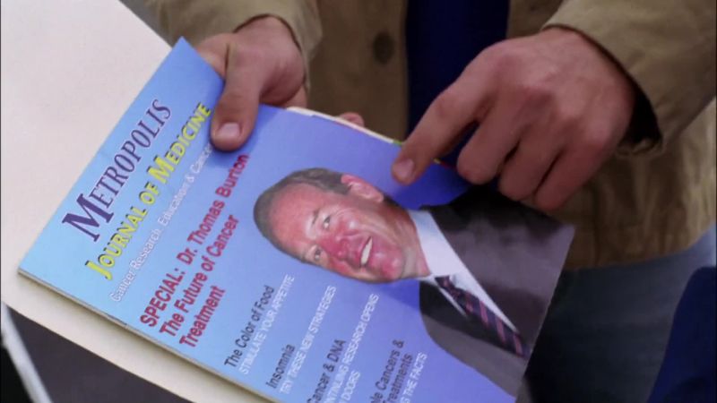 Excuse me, have you seen Dr. Burton? - Who?