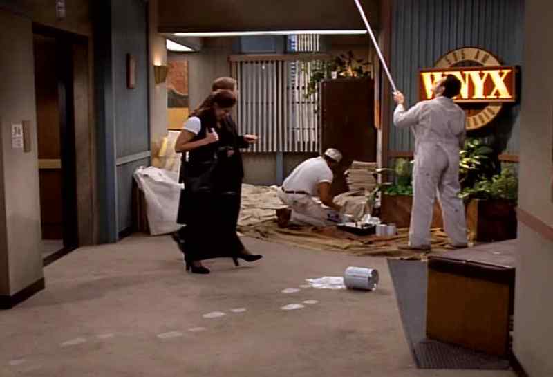 Excuse me. I think that you spilled some paint over here