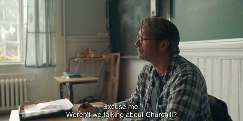 Excuse me. Weren't we talking about Churchill?