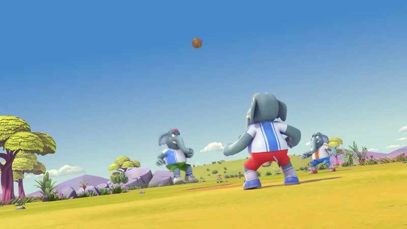 Excuse us! That ball you're using is