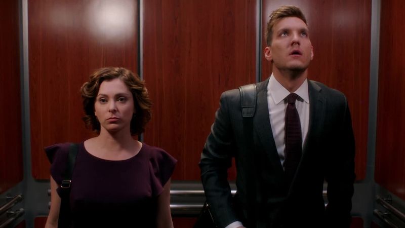 [exhales] -[alarm ringing]