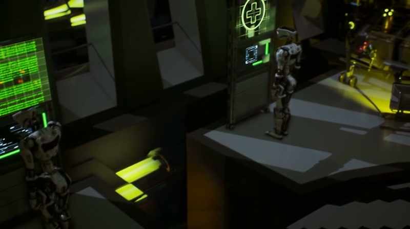 Exiting headquarters, in three, two, one