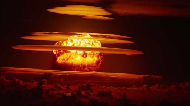 (explosion rumbling)