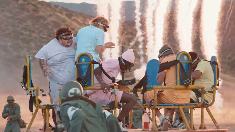 [explosions]