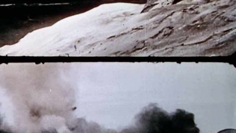 [explosions]