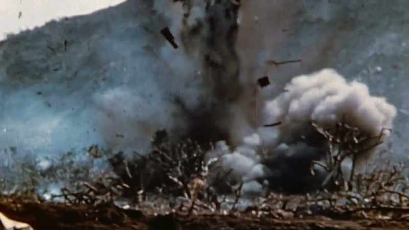 [explosions]