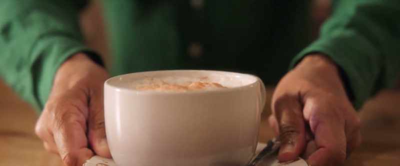Extra large cappuccino with five shots