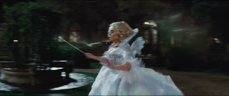 Fairy GodmotherYes whatMy dressI can't go in this dressCan you mend it Mend itNo no I'll turn it into something newNo please don'tThis was my mother'sAnd I'd like to wear it when I go to the