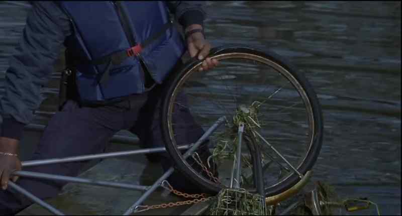 False alarm. It's just a old bicycle