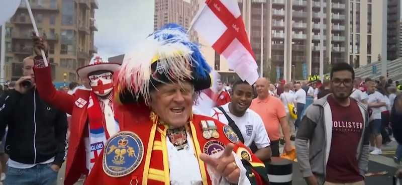 [fans] Come on, England! - [music fades]