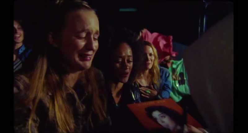 [fans shouting] -I love you