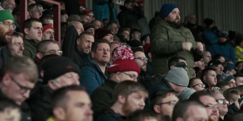 Fantastic traveling support from Wrexham