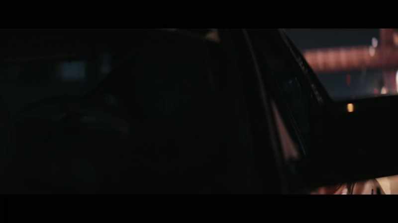 (fast tempo rock music) (car engine roaring)