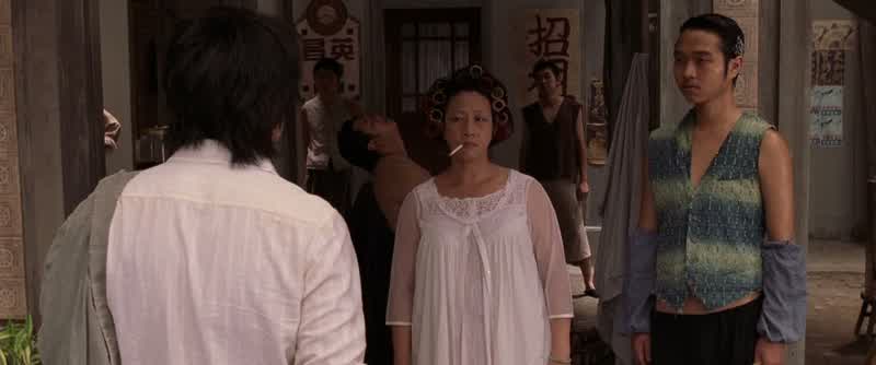Fat woman you're in charge here rightFat woman my assI'm with the Axe GangAxe Gang my assBossBoss my assYou have to pay our medical bills Bills my assWe're on the same side Same side my ass