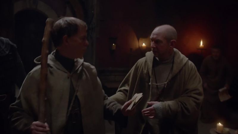 Father, please. Come and sit by the fire