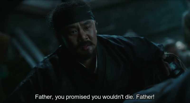 Father, you promised you wouldn't die. Father!
