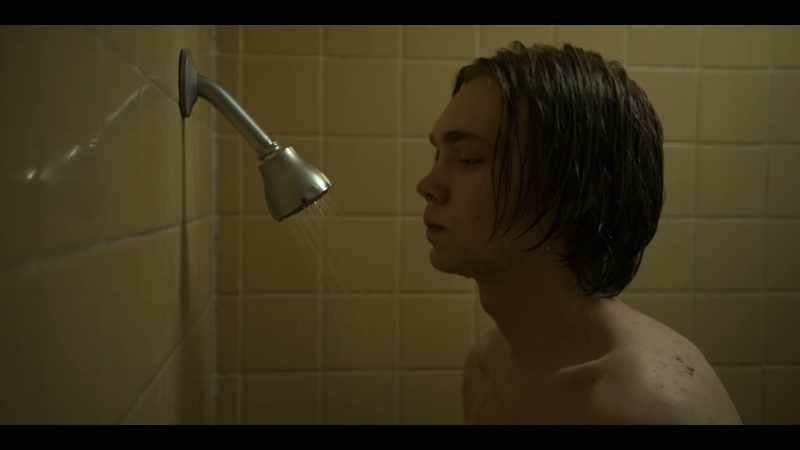 [faucet squeaking]