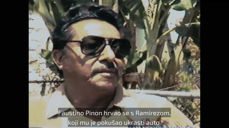 Faustino Pinon wrestled with Ramirez