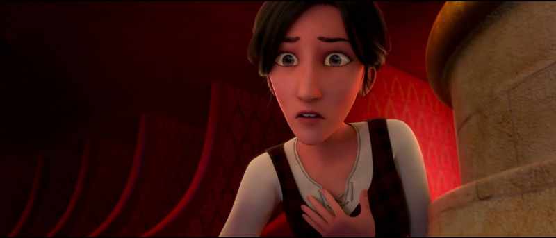 (FELICIE GRUNTS) - (ODETTE GASPS)