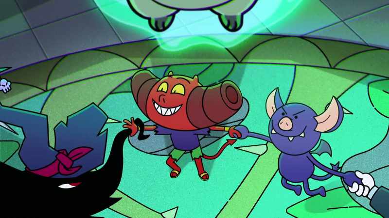 Fellow demons, let us join hands, claws, tentacles