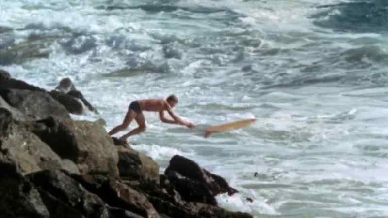 Few people ride bellyboards at The wedge