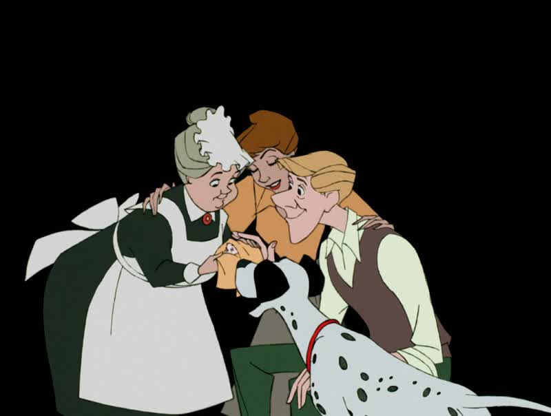 Fifteen Fifteen puppiesHow marvellousHow marvellous how perfectly ughThe devil take it They're mongrels no spotsNo spots at all What a horrid little white ratThey're not mongrelsThey'll get their