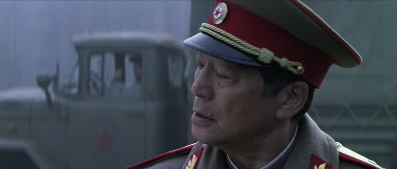 Fifty years after the superpowers carved Korea in twoand then you arriveA British spy an assassinAnd now the hard liners have their proofWe cannot trust the WestYouYou took away my sonYour firing