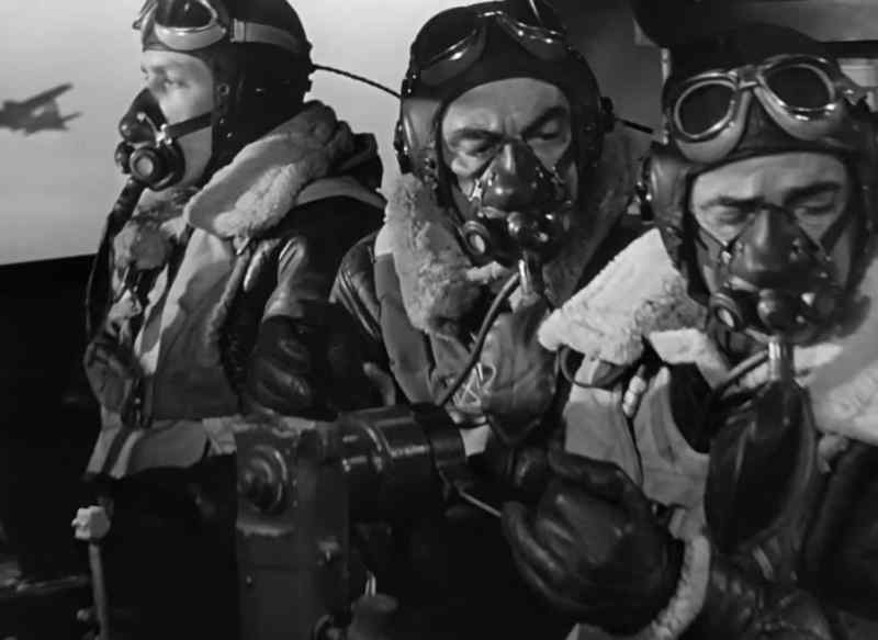 'Fighters coming in. 8 o'clock high.'
