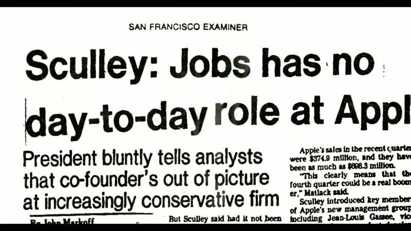 Fights escalated to the point where the board told Sculley