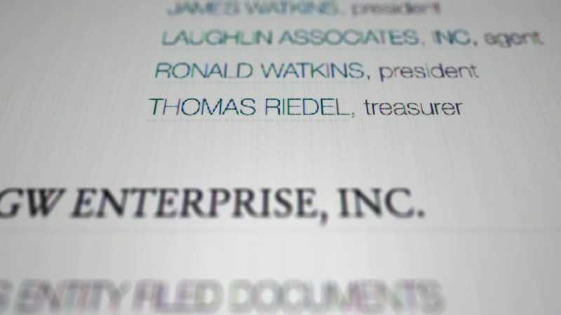 Filmmaker: A guy named Tom Riedel was listed