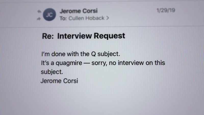 Filmmaker: When I reached out to Corsi