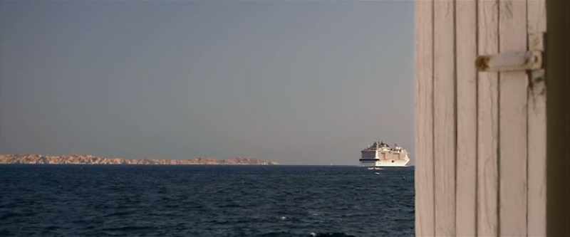 Fina/iy the ship ’s horn sounded