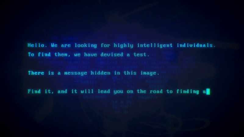 Find it, and it will lead you on the road to finding us