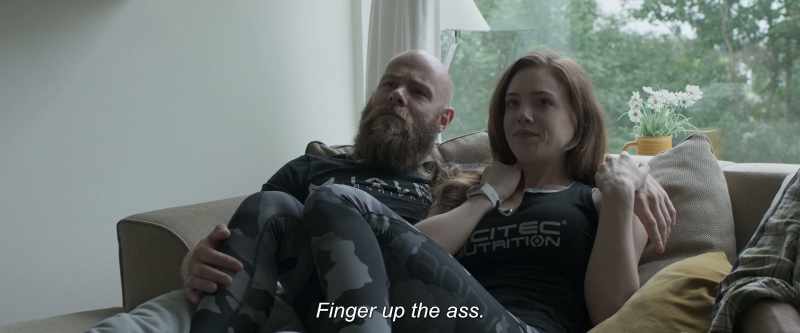 Finger up the ass