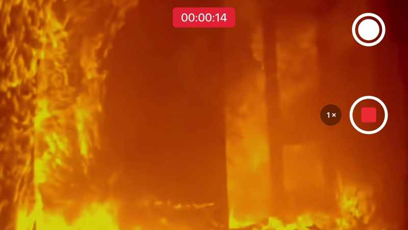 (fire continues rumbling)