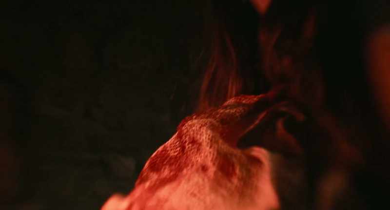 [fire crackles]