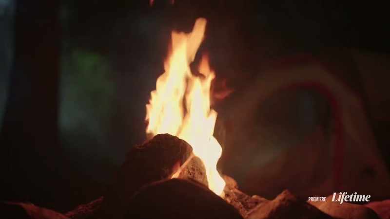 [fire crackling]