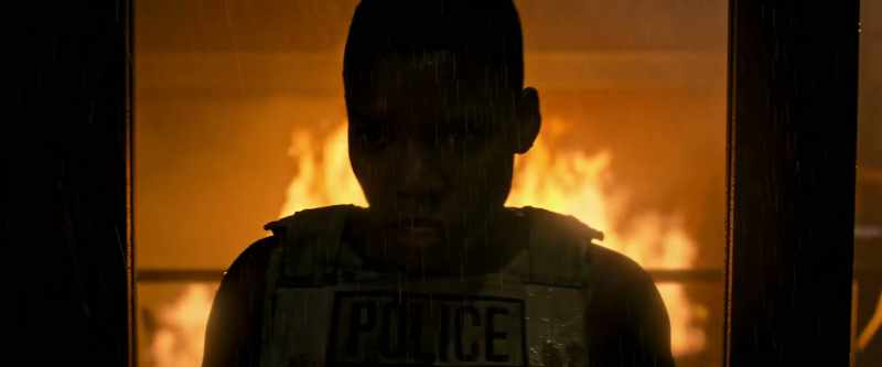 [fire crackling]
