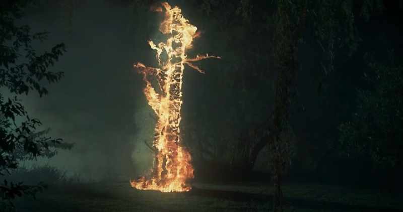 [fire crackling]