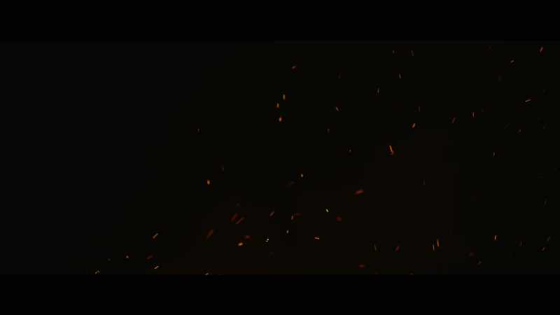 [fire crackling]