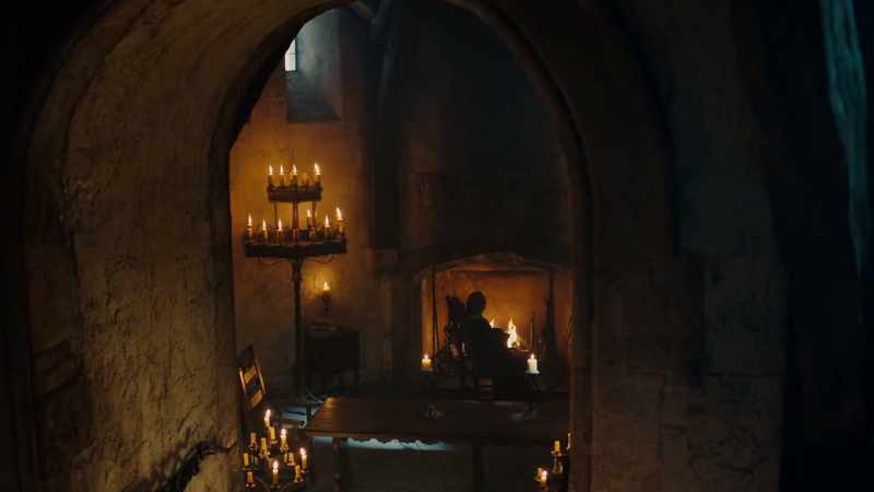 [ Fire crackling ]