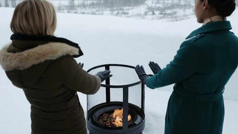 (fire crackling)
